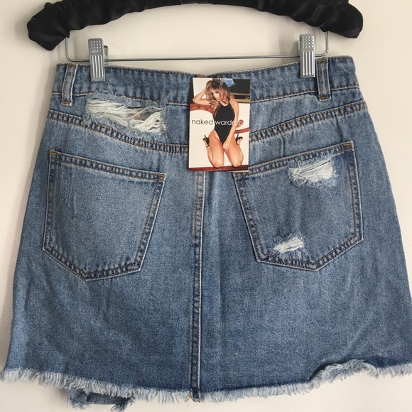 Naked Wardrobe Denim Skirt - Picture 3 of 3